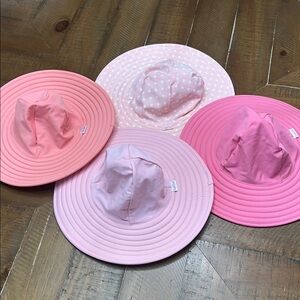 4 Ruffle Butts Pink Sun Hats Accessories